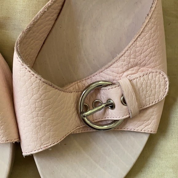 Authentic Burberry pink slip in slides size 39 M - Picture 6 of 11